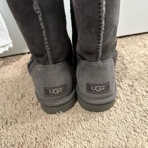 UGG Charcoal Suede Boots